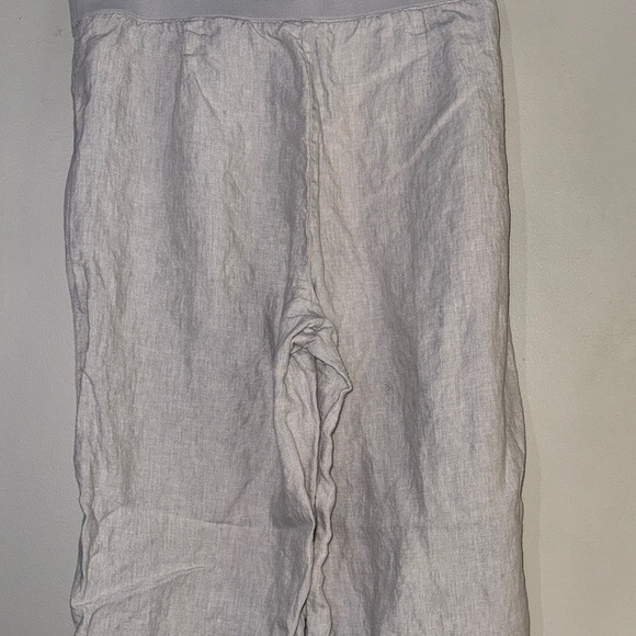 J. Jill Light Tan  Linen Pants 12 T - Picture 10 of 10